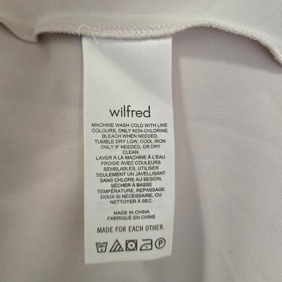 NWT Aritzia Wilfred Nettare Light Champagne Mini Slip Dress Size Large - Picture 8 of 9